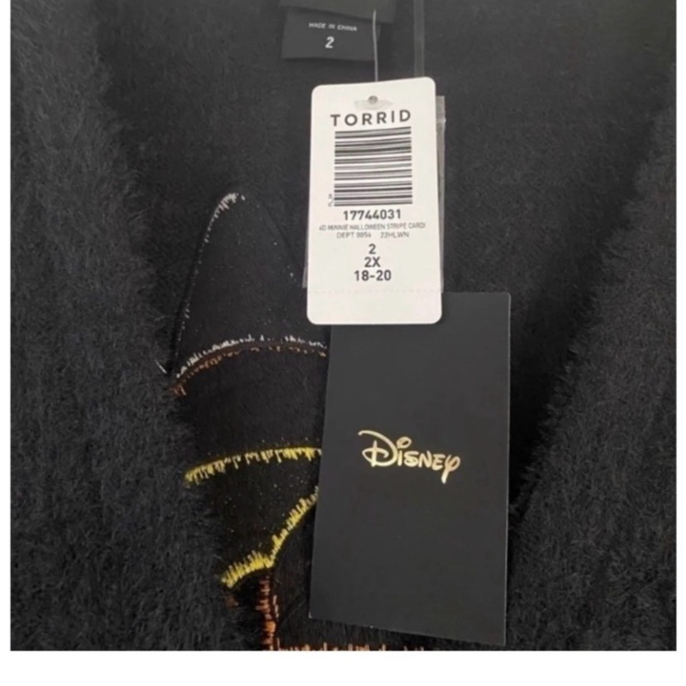 TORRID Disney Halloween Minnie Mouse Cardigan Sweater - Picture 10 of 12